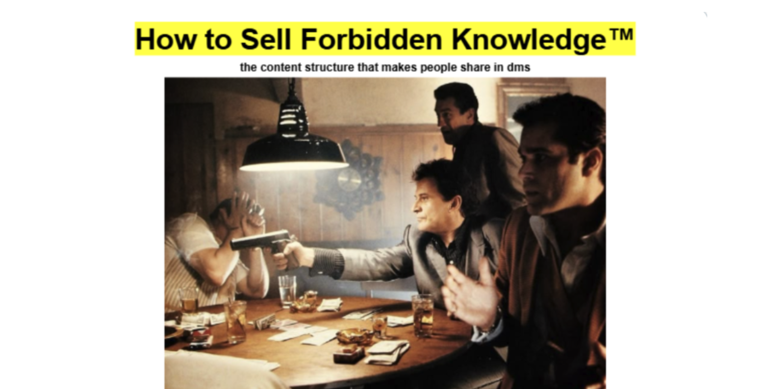 The “Secret Document” Format