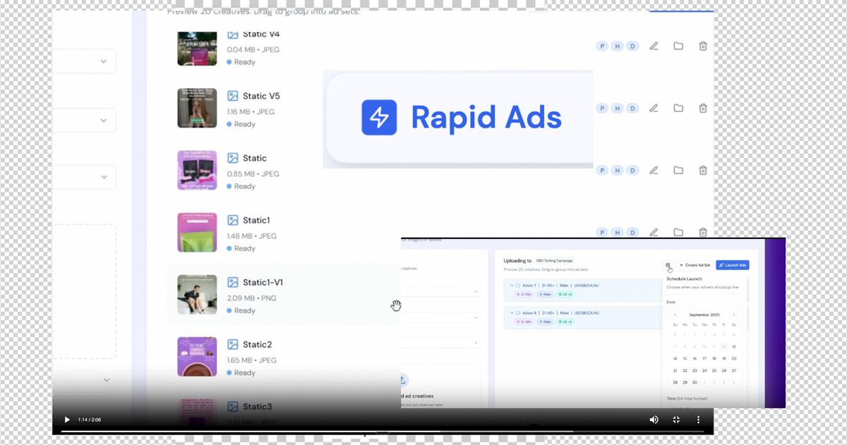 Rapid Ads Review. Bulk Launch 100s of Meta Ads in Minutes